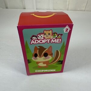 McDonald's Adopt Me! Chipmunk #2 Happy Meal Toy New